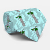 呼吸療法士のネクタイ、酸素タンクのデザイン ネクタイ (ロール)