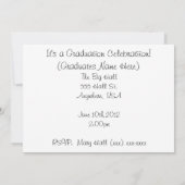 呼吸療法士の卒業の招待状2014年 招待状 (裏面)