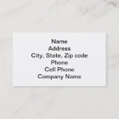 呼吸療法士の名刺のポップアートの出口 名刺 (裏面)