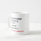 呼吸療法士の恋愛ステータス コーヒーマグカップ (正面左)