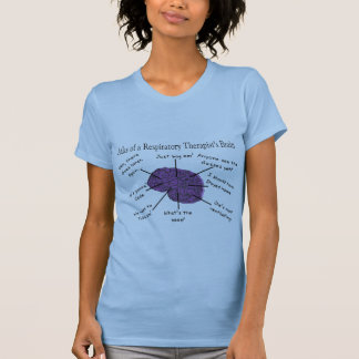 呼吸療法士の頭脳の地図書 Tシャツ