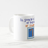 呼吸療法士(学生) RTのギフト コーヒーマグカップ (正面左)