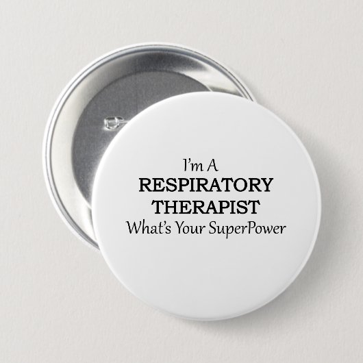 呼吸療法士 缶バッジ (正面&裏面)