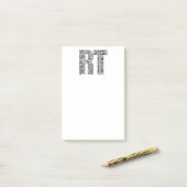 呼吸療法士RT ポストイット (デスク上)