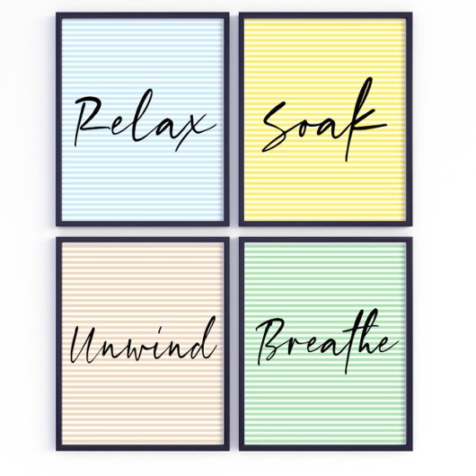 呼吸聖なる書物、 経典バスルーム壁アートポスター ポスター