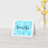 呼吸音カード カード (黄色い花)