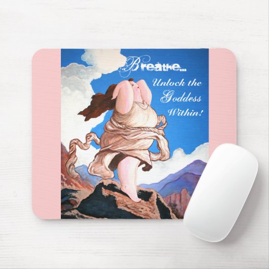 呼吸…そして女神の心を解き放て! マウスパッド (マウス)