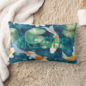 "呼吸" & "ナマステ"、コイデザイン、パーソナライズ！ ランバークッション (ブランケット)