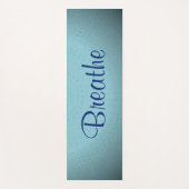 "呼吸"美しいブルートーングラデーション ヨガマット (正面)