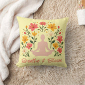 呼吸&開花瞑想装飾用クッションデコール クッション (ブランケット)