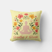 呼吸&開花瞑想装飾用クッションデコール クッション (正面)