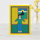 呼吸_B_あいさつ カード (黄色い花)