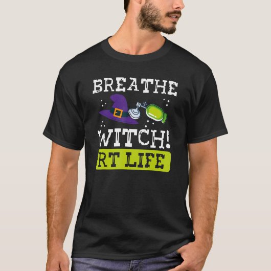 呼吸Witch RTライフ不気味Witch呼吸Th Tシャツ (正面)