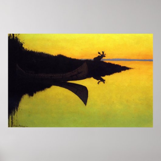 呼来び出しに来た~フレデリック・レミントン ポスター (正面)