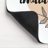 呼気Tシャツヨガギフトシャツのモチベーション マウスパッド (コーナー)