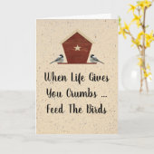 命が与え失せ考えたら カード (黄色い花)