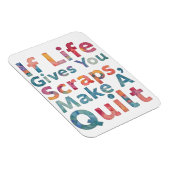 命が与え尽きたらキルトキルティングを作れ マグネット (右側)