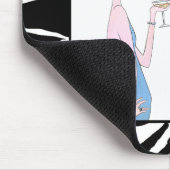 「命が低いのに気をつけろ!どこにでもいる!」 マウスパッド (コーナー)