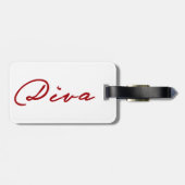 「命が低いのに用心しろ！」 荷物タグ ラゲッジタグ (裏面横)