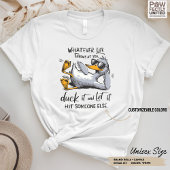 命が何であれカモおもしろいノ トライブレンドＴシャツ