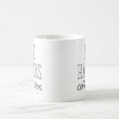 命が吹き飛ばされ救済るコーおもしろいヒー コーヒーマグカップ (中央)