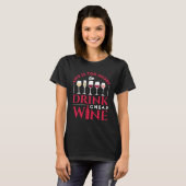 命が短くて安い酒は飲めない Tシャツ (正面フル)