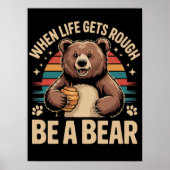 命が荒れると熊になれ ポスター (正面)