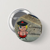 命じ、征服 缶バッジ (正面&裏面)