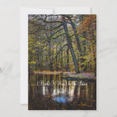 「命のお祝い」アウトドア男の葬儀 招待状 (裏面)