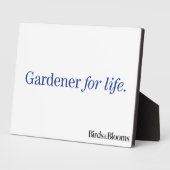 命のための庭師 フォトプラーク (側面)