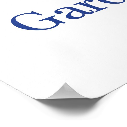 命のための庭師 ポスター (角)