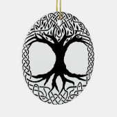 命のツリーYggdrasil Norse wicca神話 セラミックオーナメント (右)