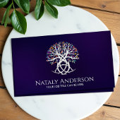 命のトライケトラカラフル葉の木 名刺