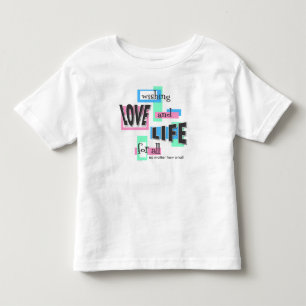 命の大切さを伝える幼児用Tシャツ トドラーTシャツ