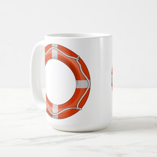 命の恩人の個人的な浮揚装置 コーヒーマグカップ (正面左)