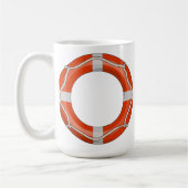 命の恩人の個人的な浮揚装置 コーヒーマグカップ (左)