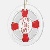 命の恩人 セラミックオーナメント (左)