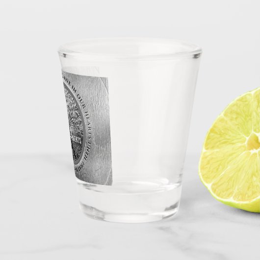 命の木が射撃ガラス ショットグラス (右)