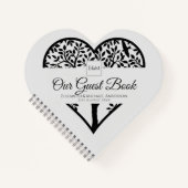命の木のゲストブック結婚の追悼式 ノートブック (正面)
