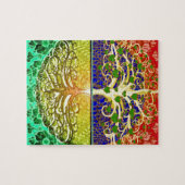 命の木のハート ジグソーパズル (横)