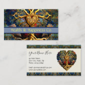 命の木のハート 名刺 (正面/裏面)