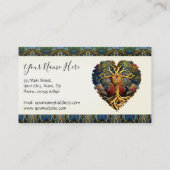 命の木のハート 名刺 (裏面)