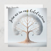 命の木のパーティー 招待状 (正面/裏面)