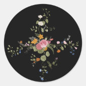 命の木のフローラ葬儀 ラウンドシール (正面)