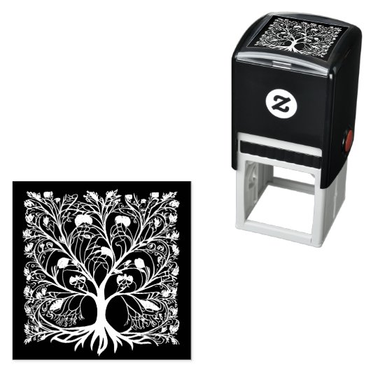 命の木のフローラ セルフインキングスタンプ (インサイチュ)