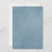 命の木の星 水彩画 バット ミッツヴァ 招待状 (裏面)