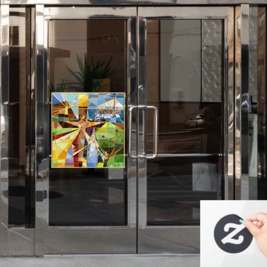 命の木イエス ウィンドウサイン (オフィスドア)