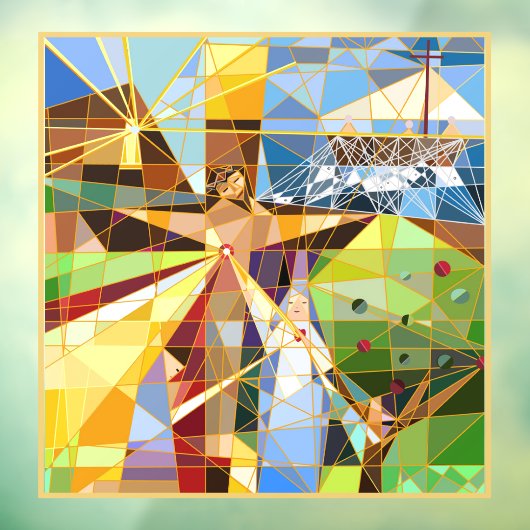 命の木イエス ウィンドウサイン (シート3)