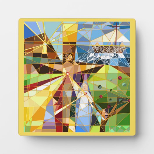 命の木イエス フォトプラーク (正面)