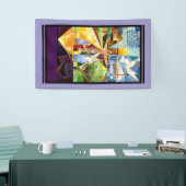 命の木イエズスの旗 横断幕 (トレードショー)